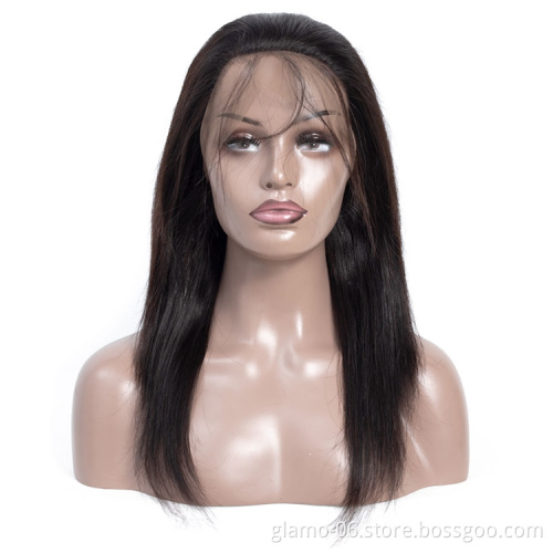Annione Virgin Hair Human Hair Supplier Vietnamese U Part Curly Wig HD Lace Frontal Wig 360 Lace Wigs Natural Brazilian Hair